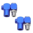 thumbnail image 1 of EXHUMKY 2Pcs Blue Pneumatic Air Hose Swivel Fittings with 360 Degree Rotation and Quick Connect, 1 of 8