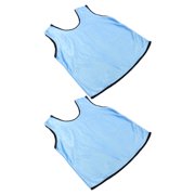EXHUMKY Blue Polyester Team Practice Vests for Soccer Basketball Football