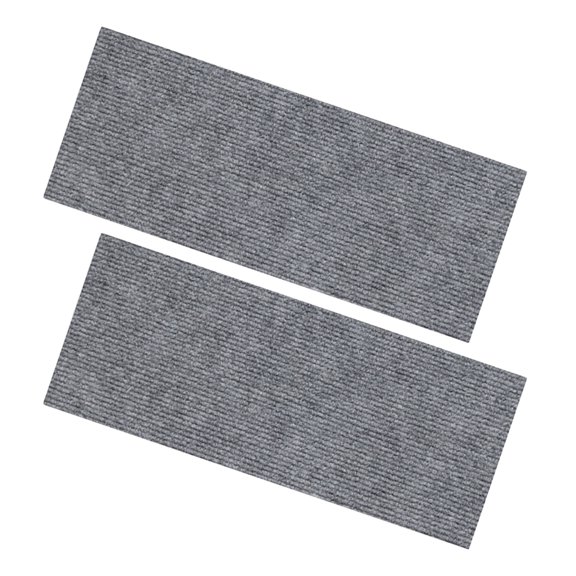 EXHUMKY 2Pcs Cat Scratcher Rug Light Grey Polyester Self Adhesive Pad for Armrests Care