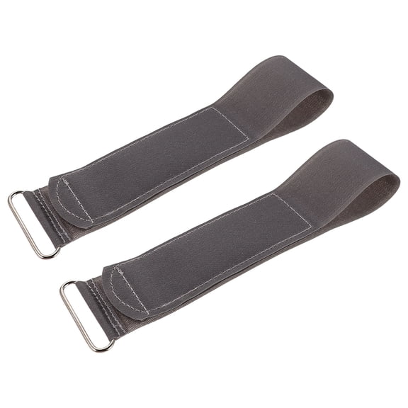 EXHUMKY 2Pcs Universal Nylon Foot Pedal Straps with Easy Adjustment for Home Fitness Training Supplies