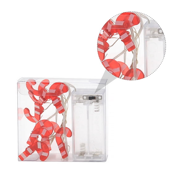 EXHUMKY 2-Pack Red Plastic Light String for Indoor Decoration, Family Use, Party, Holiday, Home Lighting