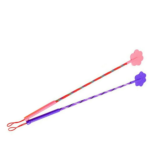 EXHUMKY Cat Training Stick Durable Assorted Color for Practical Use with Pets 2Pcs