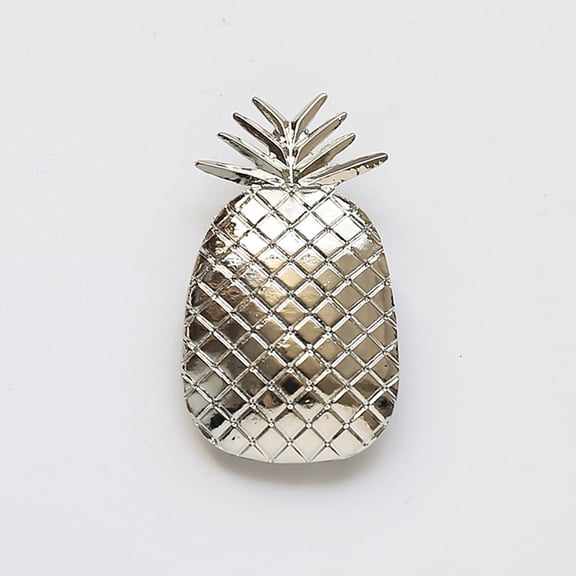 EXHUMKY 2Pcs Pineapple Hair Clips Alloy Hair Decoration for Women Any Occasion Golden Silver