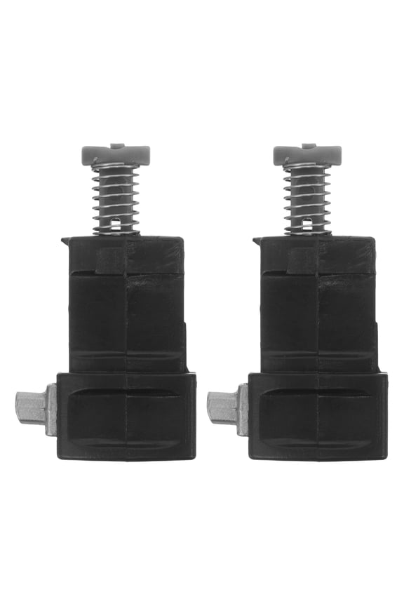 2-Pack Black Telescopic Pull Handles Replacement for Suitcases with Easy Installation and Design