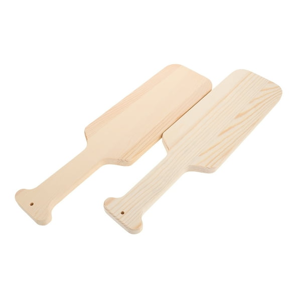 EXHUMKY DIY Wooden Greek Paddles for University and Team Spirit 2Pcs