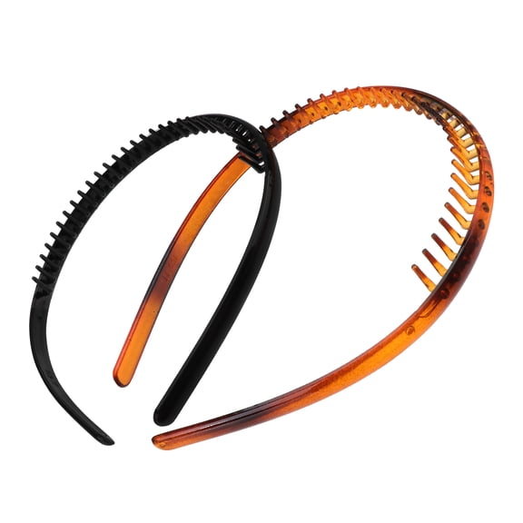 EXHUMKY Fashion Headband Hair Hoops Tortoiseshell 2Pcs