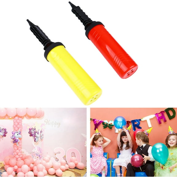 EXHUMKY 2Pcs Air Pump Balloon Inflator Hand Held with Upstroke Down Stroke Air Release