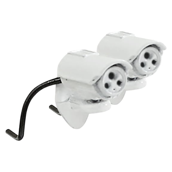 EXHUMKY 2pcs Fake Security Camera Prop Miniature Dollhouse Camera for Collectors Use