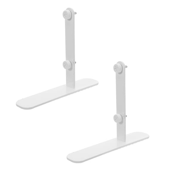 EXHUMKY Pegboard Panel Desk Support 2pcs Metal Bracket T Shape for Table Mount
