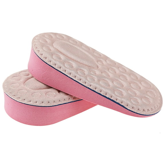 EXHUMKY 3 Pairs Pink EVA Insoles for Height Increase with Breathable and Comfort Enhancing Design