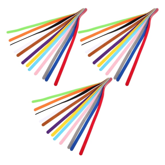 EXHUMKY 36Pcs Soft Nylon Kitten Collar with Adjustable Colored Id Bands for Small Dogs and Puppies