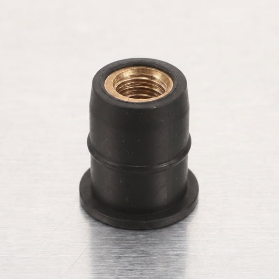 EXHUMKY 37Pcs M4 M5 M6 Rubber Well Nut Set with Brass Expansion Nuts for Motorcycle Fairing Mounting