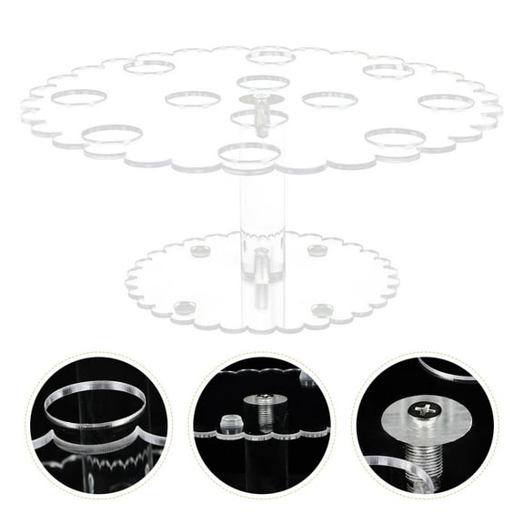 EXHUMKY Ice Cream Cone Stand Acrylic for Christmas 1Pcs