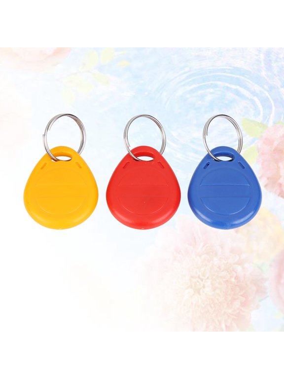 Entry Access Id Card Assorted Color Waterproof for Recording 3Pcs