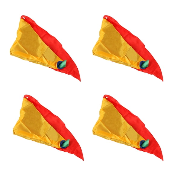 EXHUMKY Color Changing Silk Scarf Trick Props Multi for Magic Performance 4Pcs