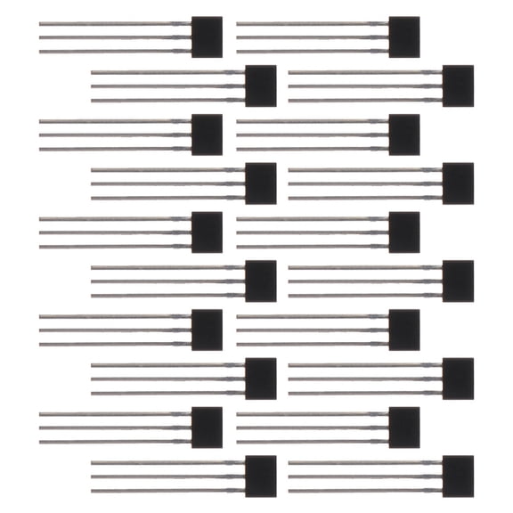 EXHUMKY 40Pcs Analog Hall Effect Sensor for Home Magnetic Field Detection High Stability and Precise Output