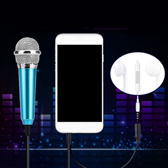 EXHUMKY 4Pcs Cell Phone Microphone for Singing and