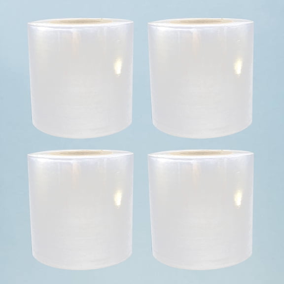 EXHUMKY 4Pcs Clear Protective Film for Moving Storage Protecting Items Secure Items