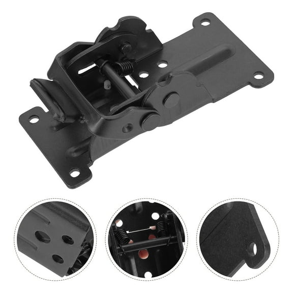 EXHUMKY Adjustable Angle Hinges Black Steel 4pcs for Table