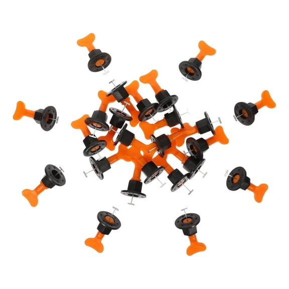 EXHUMKY Reusable Tile Leveling System Orange for Home Use Wear-Resistant Tiles Leveler