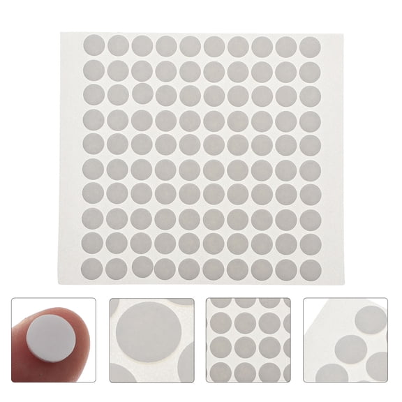 EXHUMKY 500-Pack White Adhesive Mounts for Car Accessories, and Strong Adhesion, Material for Secure Fixing