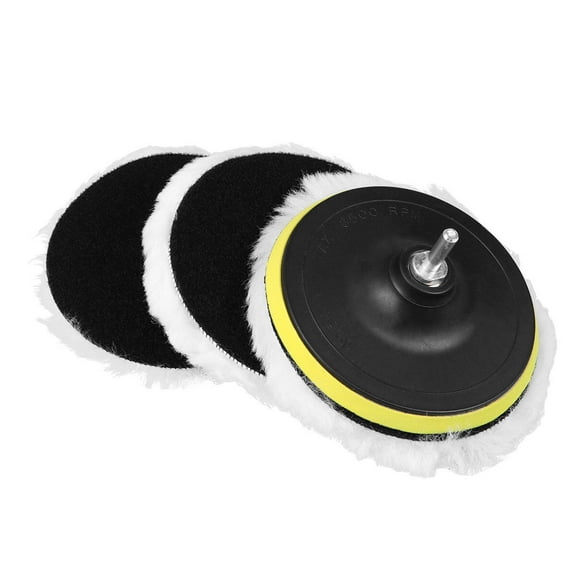 EXHUMKY 5Pcs Buffing and Polishing Pad Kit 6 Inch for Auto Detailing Car Enthusiasts