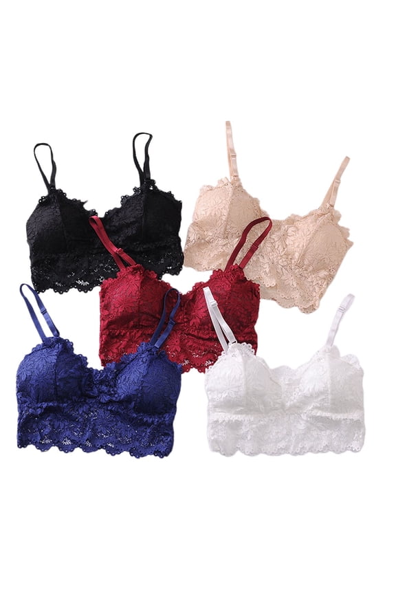 5-Pack Women's Seamless Nylon Tube , Free Size, Black Color, Comfortable