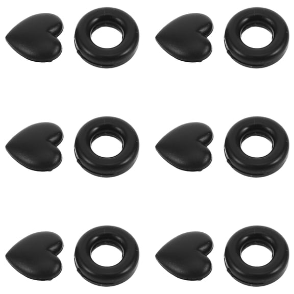 EXHUMKY 6 Pairs Soft Anti- Eyeglasses Temple Tips Retainer Protectors for Glasses Comfort and Grip