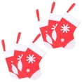 thumbnail image 1 of EXHUMKY Red Cutlery Holders Nonwoven Christmas Tableware Pockets 6Pcs, 1 of 8