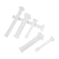 thumbnail image 1 of EXHUMKY 6Pcs Lightweight White Plastic Roman Column Figurines for Craft Decor, 1 of 8