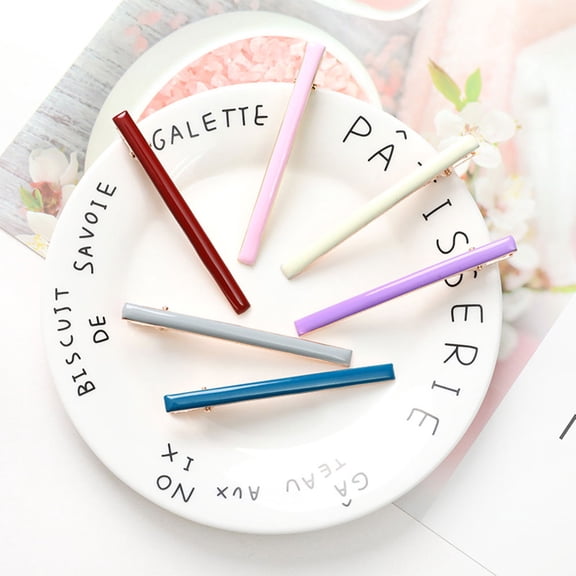 EXHUMKY 7Pcs Bobby Pins Assorted Color Hair Clips with Good Grip and Style