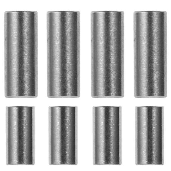 EXHUMKY 8 Pcs 304 Stainless Steel Threaded Sleeve Rods Industrial Fasteners Heavy Duty Hardware