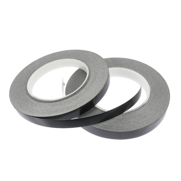 EXHUMKY Adhesive Strips 2 Rolls for Screen Repair with Professional Design in Black for Diy Users