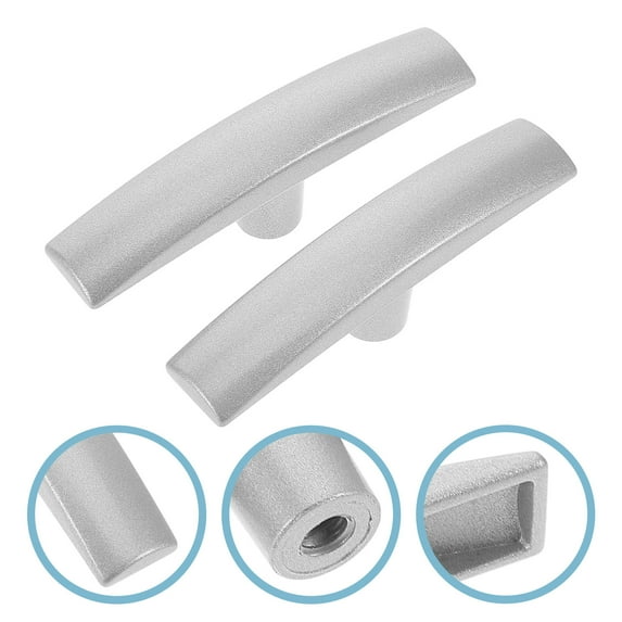 EXHUMKY Aluminum Alloy Rv Waste Tank Handle 2Pcs for Waste Valves Motorhome Use