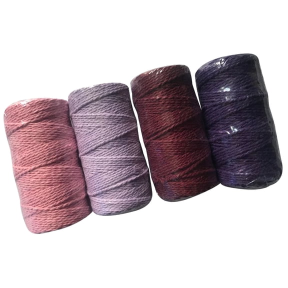 EXHUMKY Assorted Color Clothesline Rope Roll High Strength Cotton for Outdoor Fastening