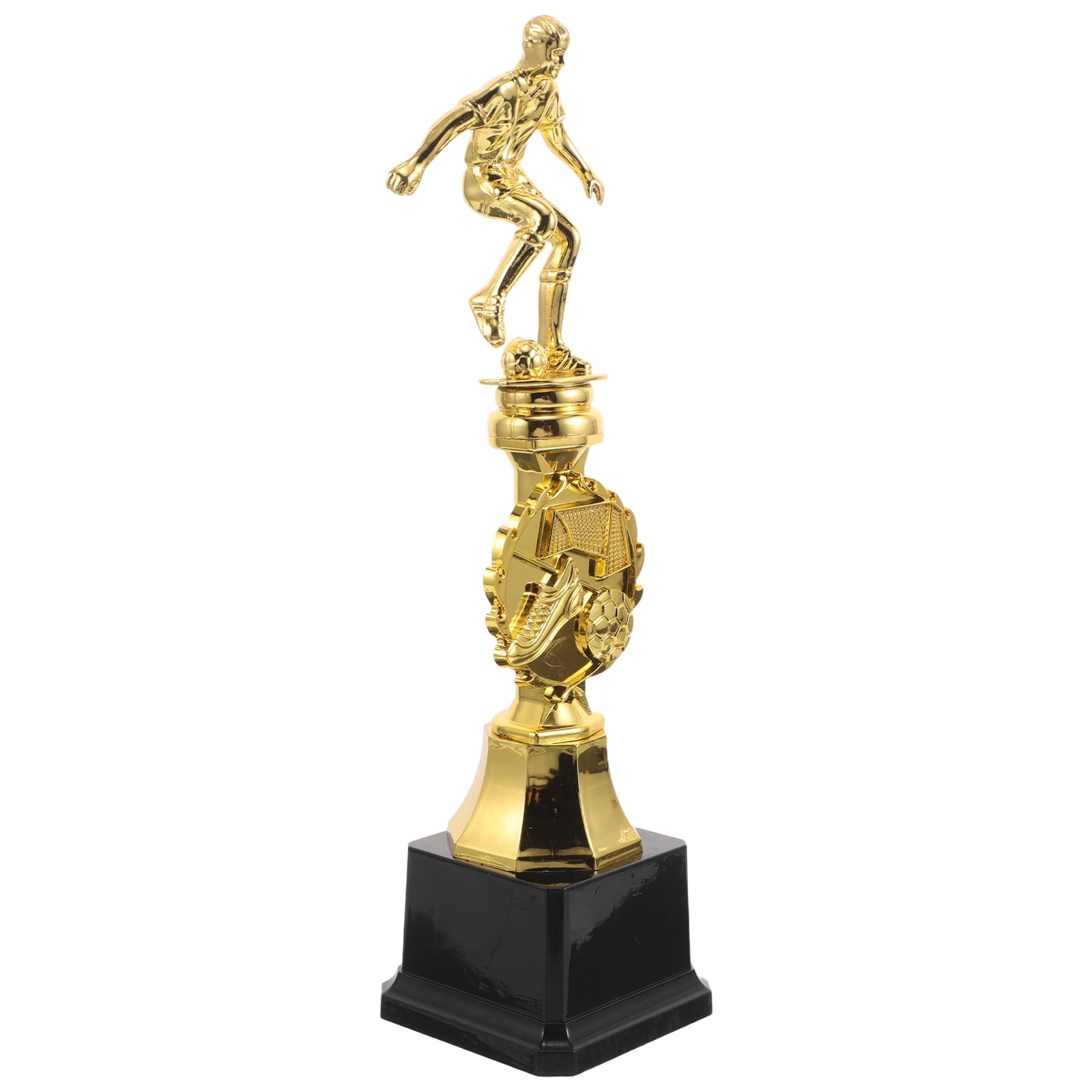 EXHUMKY Plastic Soccer Trophy Award for Sports Competitions, Company Events, and Team Celebrations
