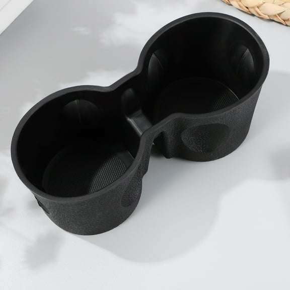 EXHUMKY Cup Holder Car Insert Black TPE Custom Fit Driving 1Pack Back to School
