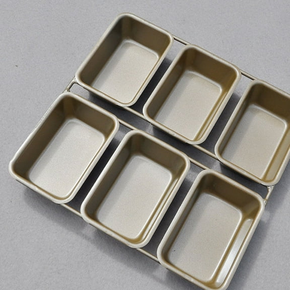 EXHUMKY Nonstick Rectangular Baking Pan Set for Home Baking, Oven Tray for Cakes, Cookies, and More