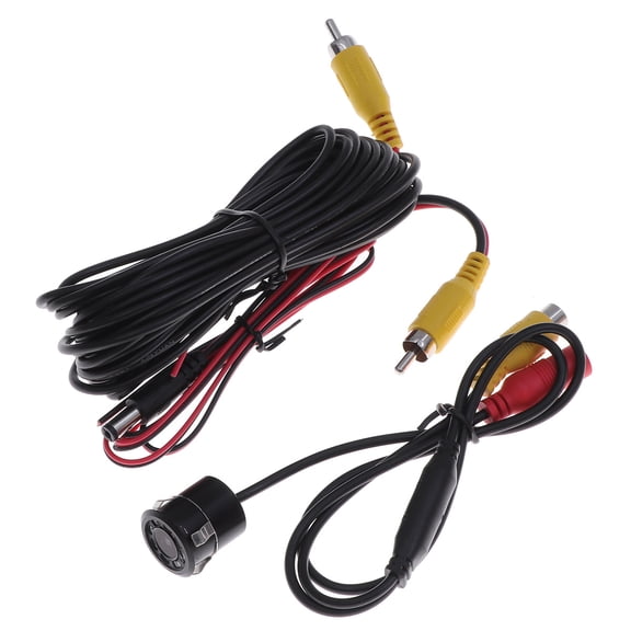 EXHUMKY Black 2.1x2.1x2.2in Square Simple Design Rear View Camera 1Pack for Vehicle Backup and Parking Assistance