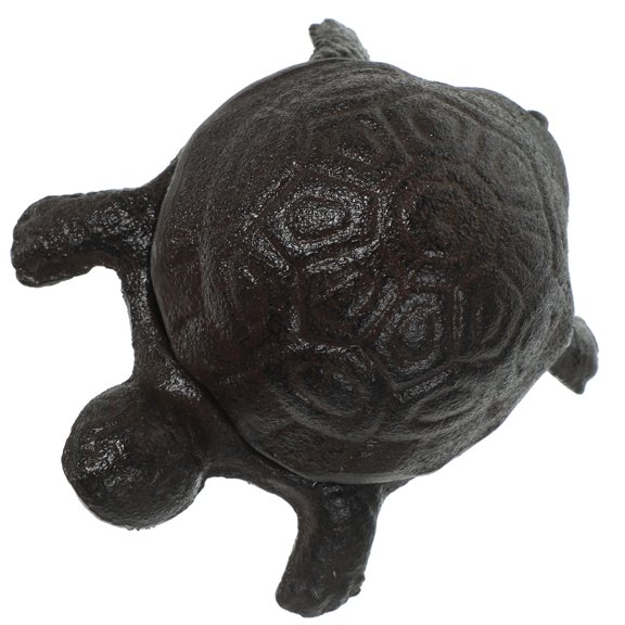 EXHUMKY Black Key Holder for Outside Use with Convincing Turtle Design and Secure Key Storage