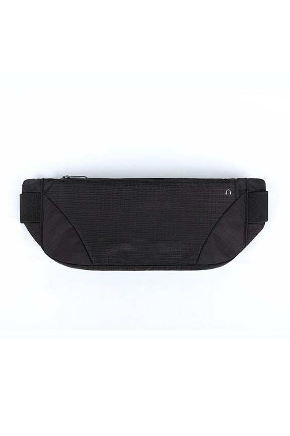 Black Breathable Waist Bag, Multi-Function Dacron Fanny Pack for Outdoor Sports and Travel, 1 Piece