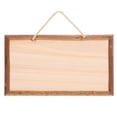 EXHUMKY Blank Wood Sign for DIY Crafts with Hanging Rope and Robust ...