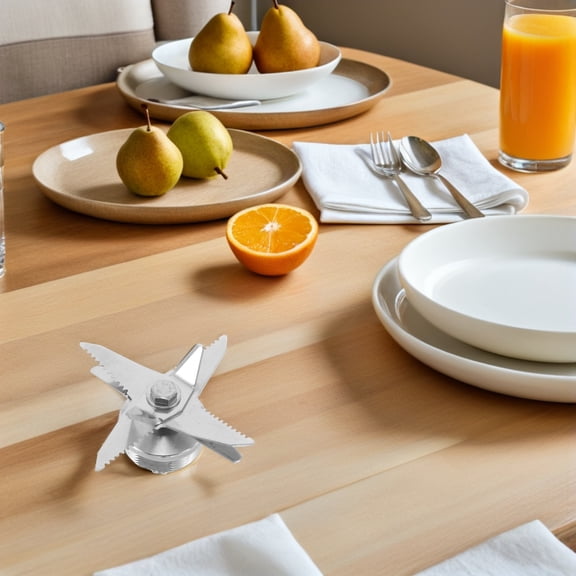 EXHUMKY Blender Replacement Parts Silver Metal Blade Set for Home Use with Drive Socket and Wrench