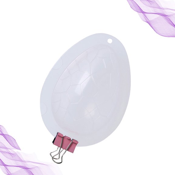 EXHUMKY Candy Molds Plastic Dinosaur Egg Mold Transparent Cookie Making 1Pcs