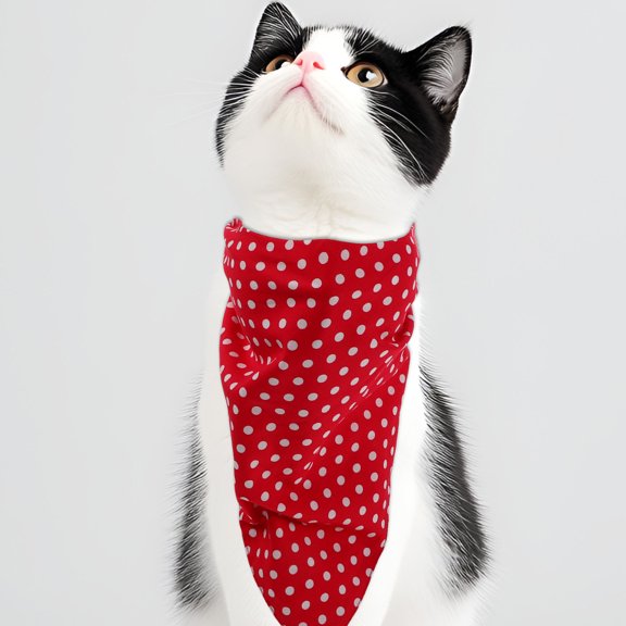 EXHUMKY Collar Bib Round Pet Saliva Collar for Clean Comfort