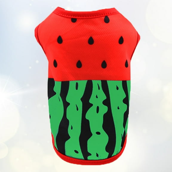 EXHUMKY Comfortable Dog Vest in Assorted Colors with Watermelon Pattern for Outdoor Use