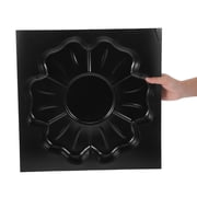 EXHUMKY Reusable Plastic Garden Paving Mold for Cement Pathways, Black Stepping Stone Mold for Outdoor Landscaping