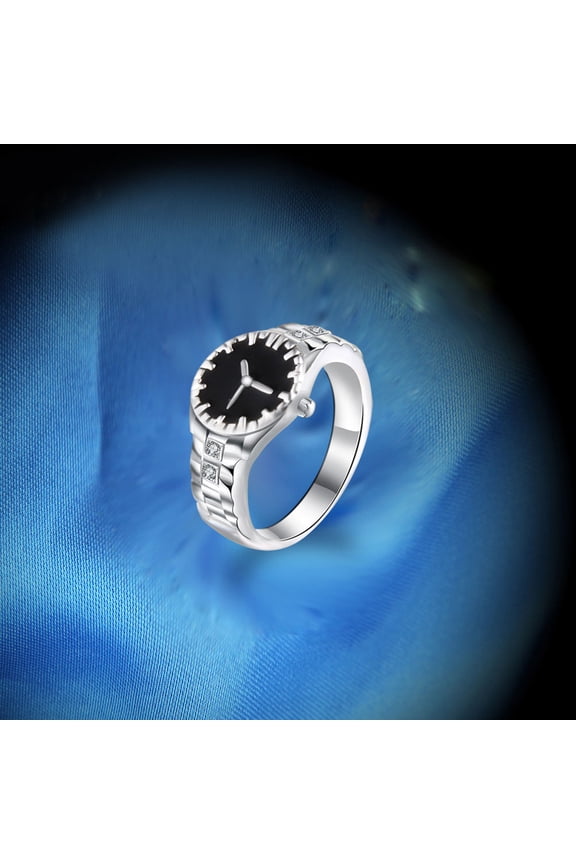 Fashion Rings for Women Watch Shape Ring Copper 1Set Symbolize Love for Wedding Party Use