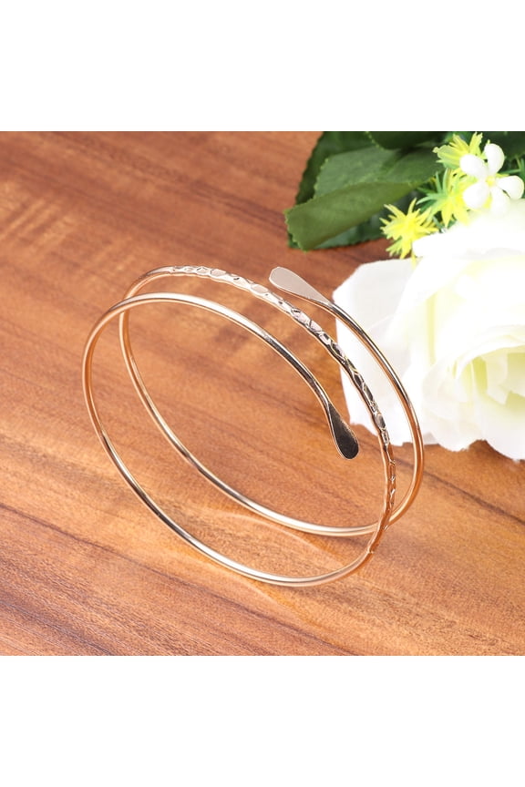 Cuff Bangle Armlet Golden 1Pack Minimalist Jewelry Fashion Accessory for Women