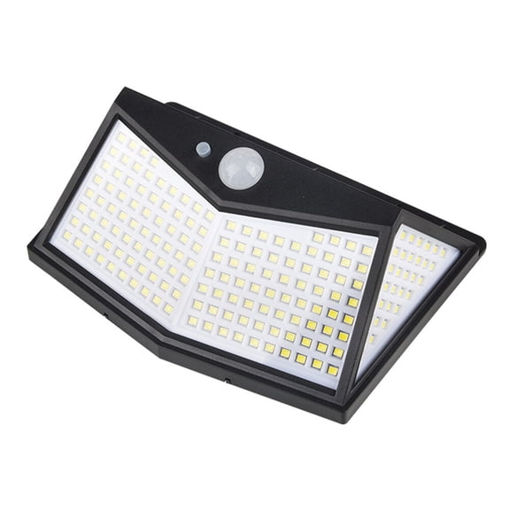 EXHUMKY Easy Install Solar Corridor Light Motion or Outdoor Wall Lamp for Yard Garage and Fence